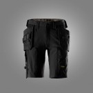 Shorts med stretch og hylsterlommer, Svart - Snickers® 6118 thumbnail