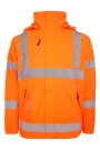 Skalljakke & skallbukse med stretch, High-Vis Oransje - Lyngsøe 4WS-5057/5084 (Vært demovare i butikk) thumbnail