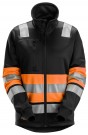 Genser med hel glidelås, for dame, High-Vis Klasse 1, Snickers 8077  thumbnail