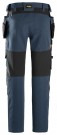 Arbeidsbukse med stretch og hylsterlommer, Marineblå - Snickers® 6218 thumbnail