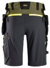 Full Stretch Softshellshorts, Khakigrønn - FlexiWork 6140 thumbnail
