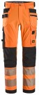 Arbeidsbukse med fireveisstretch & hylsterlommer, High-Vis Oransje kl. 2 - Snickers® 6232 thumbnail