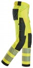 Arbeidsbukse med fireveisstretch, High-Vis Gul/Sort Kl.2 - Snickers® 6336 thumbnail