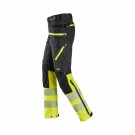 Softshellbukse 6935, Full stretch, High-Vis Svart/Gul Kl.1 - Snickers® thumbnail