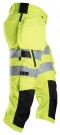 Piratbukse med stretch og hylsterlommer, High-Vis Klasse 1/2, Snickers 6138 thumbnail