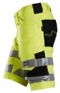 Shorts med stretch, High-Vis Gul Kl.1 - Snickers® 6136  thumbnail