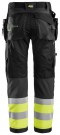High-Vis Arbeidsbukse med hylsterlommer, Klasse 1, Gul - Snickers Workwear 6931 thumbnail
