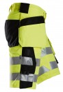 Shorts med stretch og hylsterlommer, High-Vis Gul Kl.1- Snickers® 6135  thumbnail