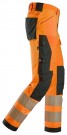Arbeidsbukse med fireveisstretch, High-Vis Oransje/Sort Kl.2 - Snickers® 6336 thumbnail