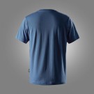 T-skjorte med liten logo, Steinblå - Snickers® 2588 thumbnail