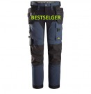 Arbeidsbukse med fireveis stretch og hylsterlommer, Marineblå - Snickers Workwear 6275  thumbnail