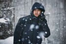 Vinterjakke m/Hette, Marineblå - Snickers Workwear 1112 thumbnail