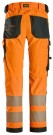 Arbeidsbukse med fireveisstretch, High-Vis Oransje/Sort Kl.2 - Snickers® 6336 thumbnail
