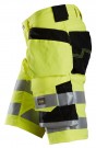 Shorts med stretch og hylsterlommer, High-Vis Gul Kl.1- Snickers® 6135  thumbnail