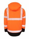 Vinterjakke Full Stretch, HiVis Oransje/Sort Kl.3 - Lyngsøe 4WS-9097 thumbnail