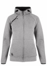 Hoodie Dame, Gråmelert thumbnail