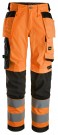 Stretchbukse med hylsterlommer for dame, High-Vis Klasse 2, Snickers 6743 thumbnail