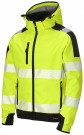 Softshelljakke Aereo 2033P, High-Vis Gul/Svart - L.Brador thumbnail