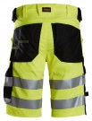 Shorts med stretch, High-Vis Gul Kl.1 - Snickers® 6136  thumbnail