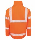 High-Vis Skalljakke med 4-veis stretch, Klasse 3, Oransje - Lyngsøe Rainwear 4WS-5057 thumbnail