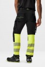 Arbeidsbukse med fireveisstretch, Sort/High-Vis Gul Kl.1 - Snickers® 6335  thumbnail