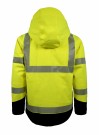 Vinterjakke Full Stretch, HiVis Gul/Sort Kl.3 - Lyngsøe 4WS-9097 thumbnail