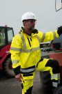 High-Vis Skallbukse med 4-veis stretch, klasse 2, Gul - Lyngsøe Rainwear 4WS-5083 thumbnail