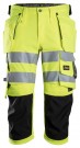 Piratbukse med stretch og hylsterlommer, High-Vis Gul 1/2 - Snickers® 6138 thumbnail