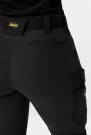 Arbeidsbukse 6877 for dame, Full stretch, uten knelommer, Svart - Snickers® thumbnail