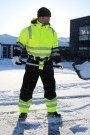 High-Vis Vinterdress med 4-veis stretch, Klasse 3, Gul - Lyngsøe Rainwear 4WS-5033 thumbnail