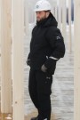 Vinterjakke Full Stretch, Sort - Lyngsøe 4WS-4097 thumbnail