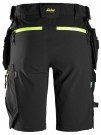 Full Stretch Softshellshorts, Sort - FlexiWork 6140 thumbnail