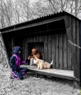 Vinterkjeledress Dame, Lilla/Sort - Lyngsøe LR3033 thumbnail