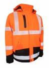 Vinterjakke Full Stretch, HiVis Oransje/Sort Kl.3 - Lyngsøe 4WS-9097 thumbnail