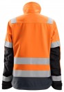 Softshelljakke for dame, High-Vis Oransje Kl.3 - Snickers® 1237 thumbnail