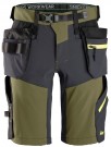 Full Stretch Softshellshorts, Khakigrønn - FlexiWork 6140 thumbnail