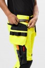 Softshellbukse med fireveisstretch, High-Vis Gul/Svart Kl.2 - Snickers® 6930 thumbnail