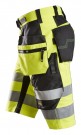 Shorts med hylsterlommer, High-Vis Klasse 1, Snickers 6933  thumbnail