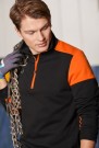 Genser Halvzip, Sort/Oransje - Prime thumbnail