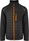 Softshelljakke Hybrid, Sort/Safety Oransje - Sydney 8650 thumbnail