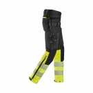 Softshellbukse 6935, Full stretch, High-Vis Svart/Gul Kl.1 - Snickers® thumbnail