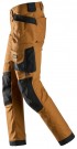 Arbeidsbukse i canvas med stretch og hylsterlommer, Brun - Snickers® 6244 thumbnail