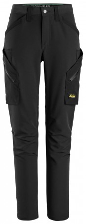 Arbeidsbukse 6877 for dame, Full stretch, uten knelommer, Svart - Snickers®