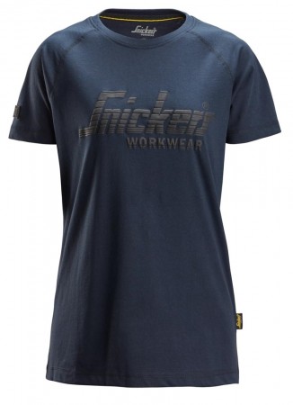 T-skjorte med logo for dame, Snickers 2597