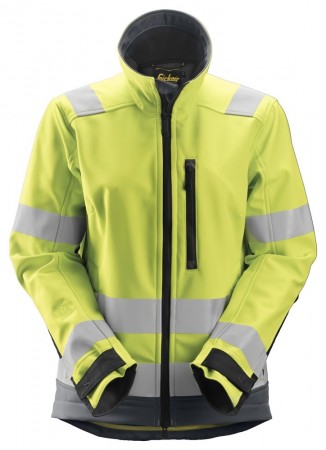Softshelljakke for dame, High-Vis Klasse 2/3, Snickers 1237