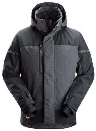 Vinterjakke m/Hette, Stålgrå - Snickers Workwear 1112