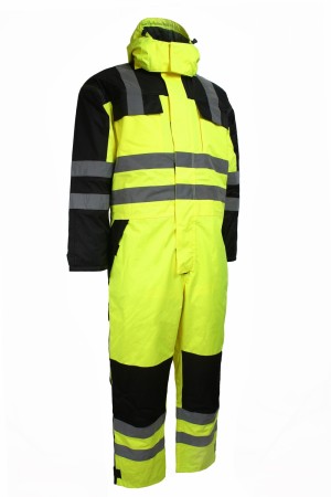 Vinterkjeledress, HiVis Gul/Sort Kl.3 - Lyngsøe LR5033