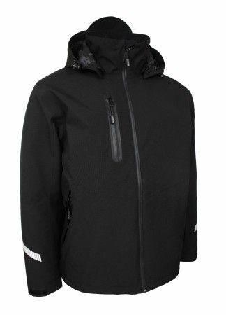 Vinterjakke Full Stretch, Sort - Lyngsøe 4WS-4097