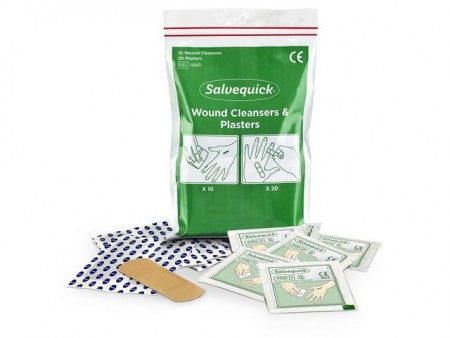 Plaster SALVEQUICK og sårvask(20+10)