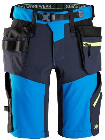 Full Stretch Softshellshorts, Blå - FlexiWork 6140